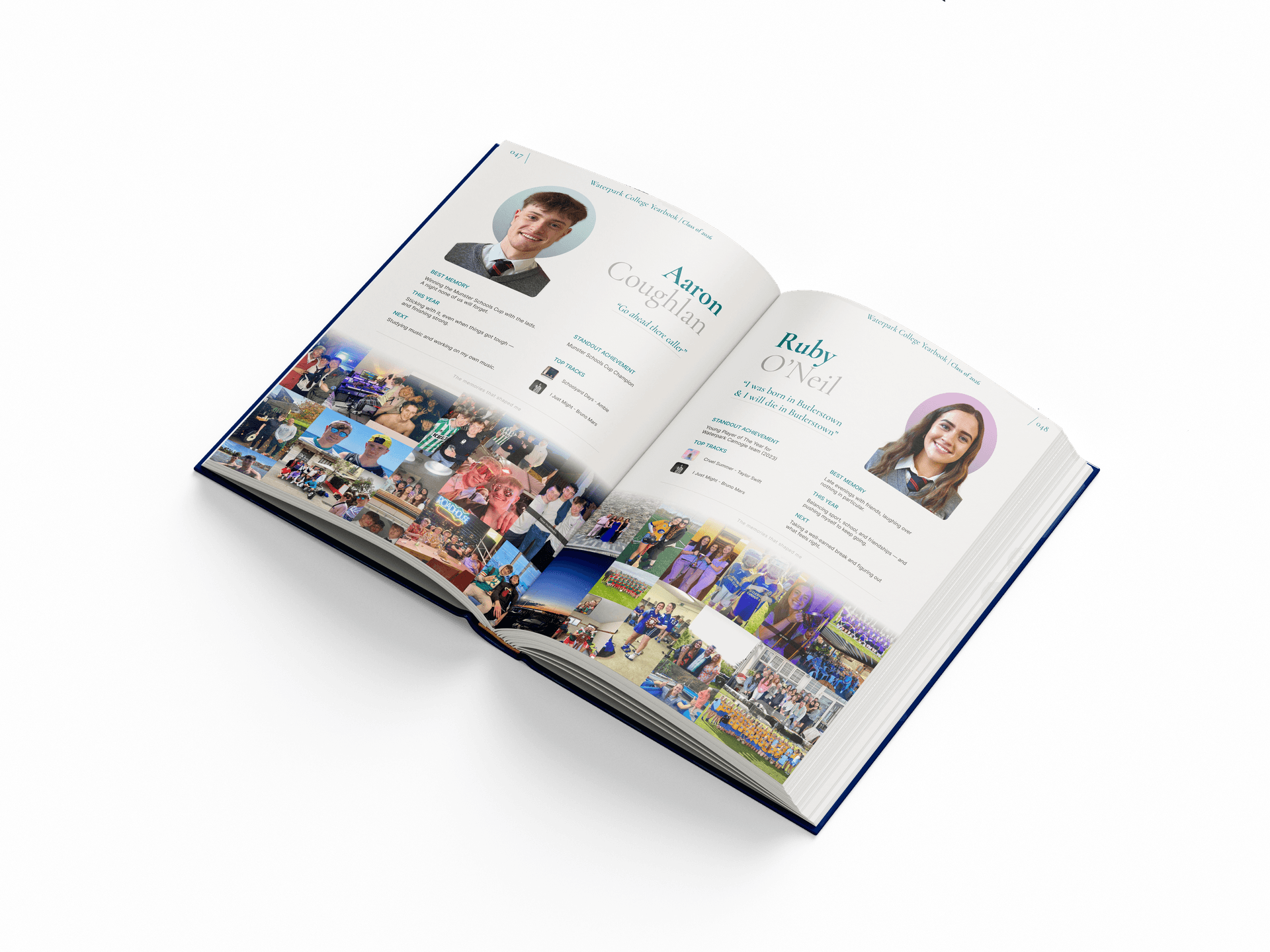 AerEthos yearbook open spread